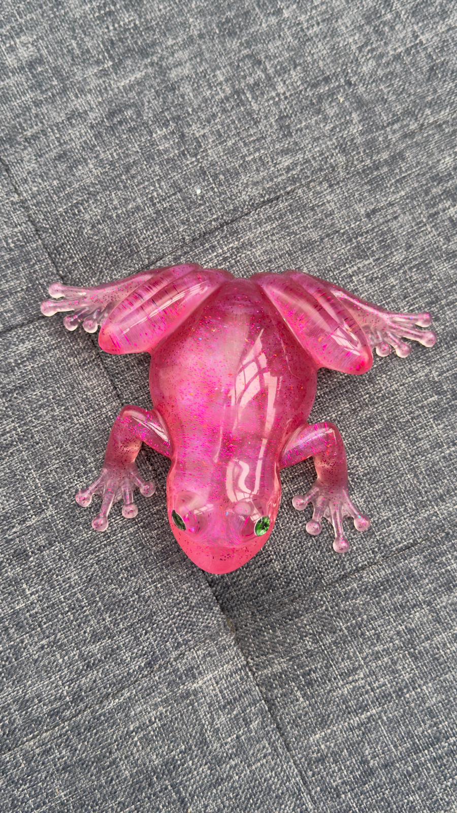 Epoxidharz Frosch Handmade
