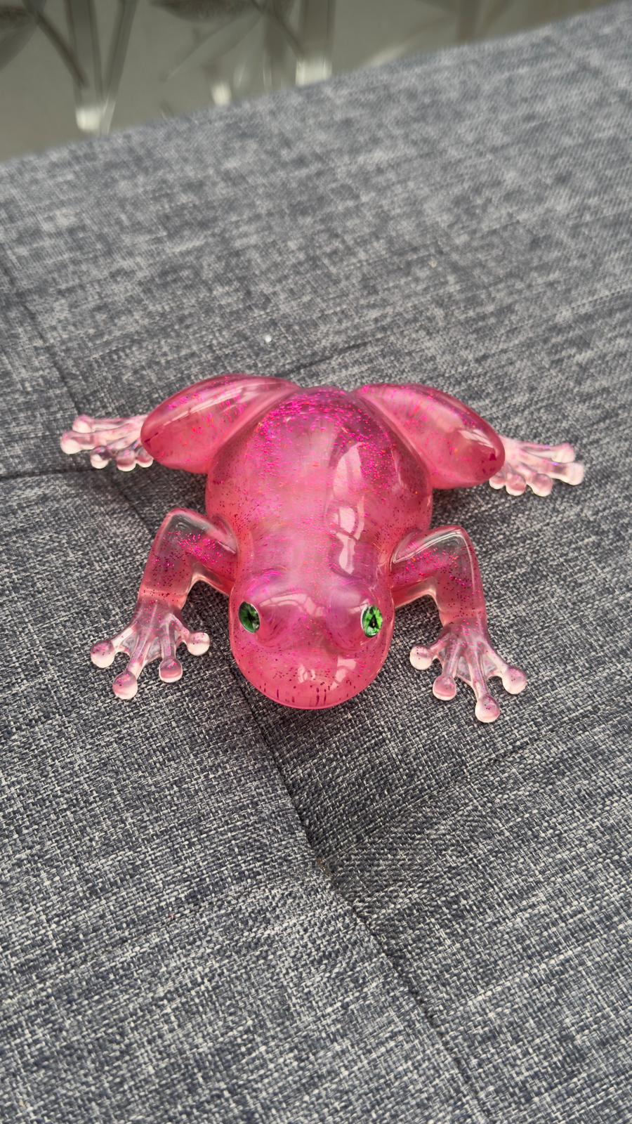 Epoxidharz Frosch Handmade