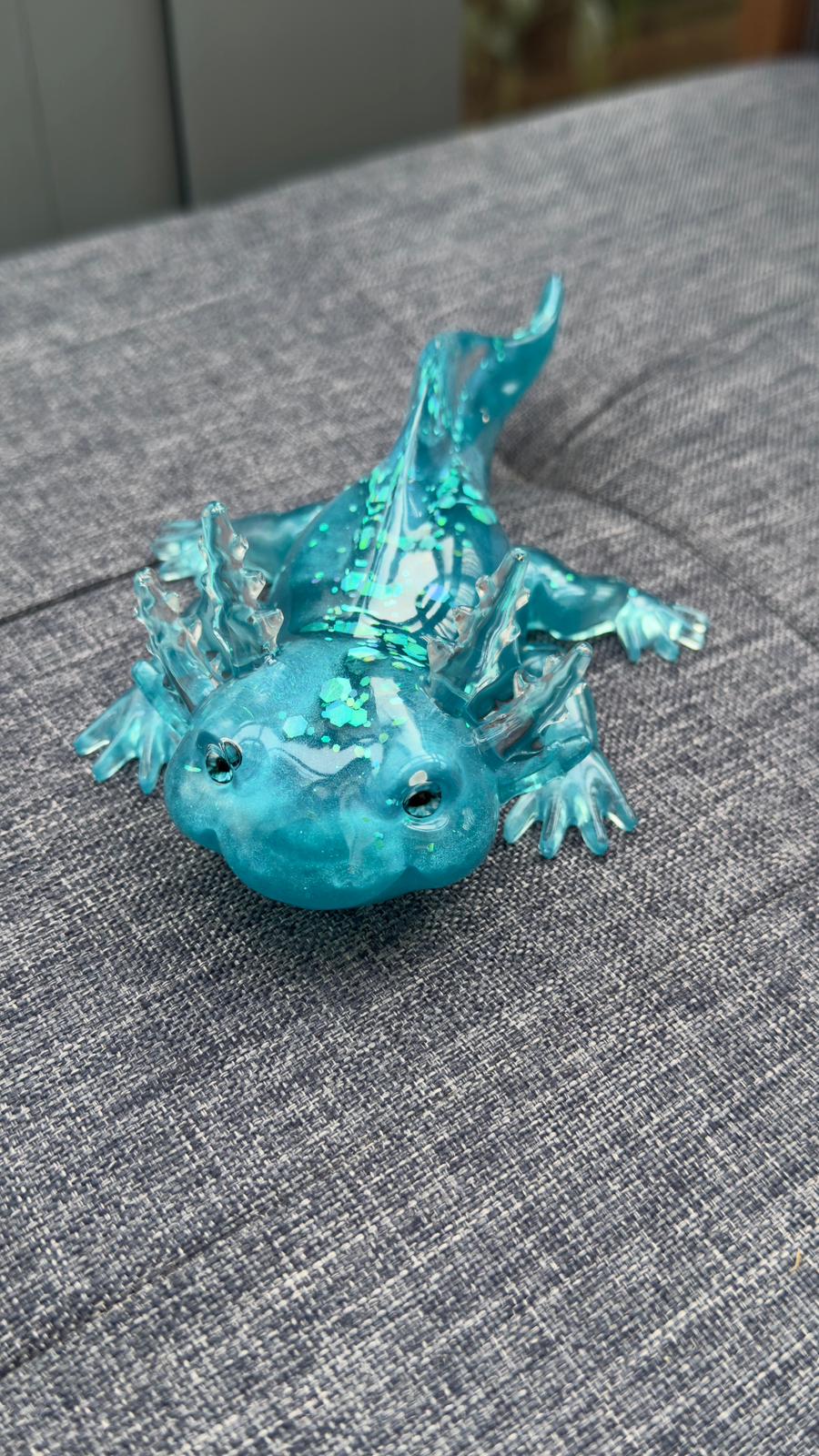 Axolotl 3D Figur Resin